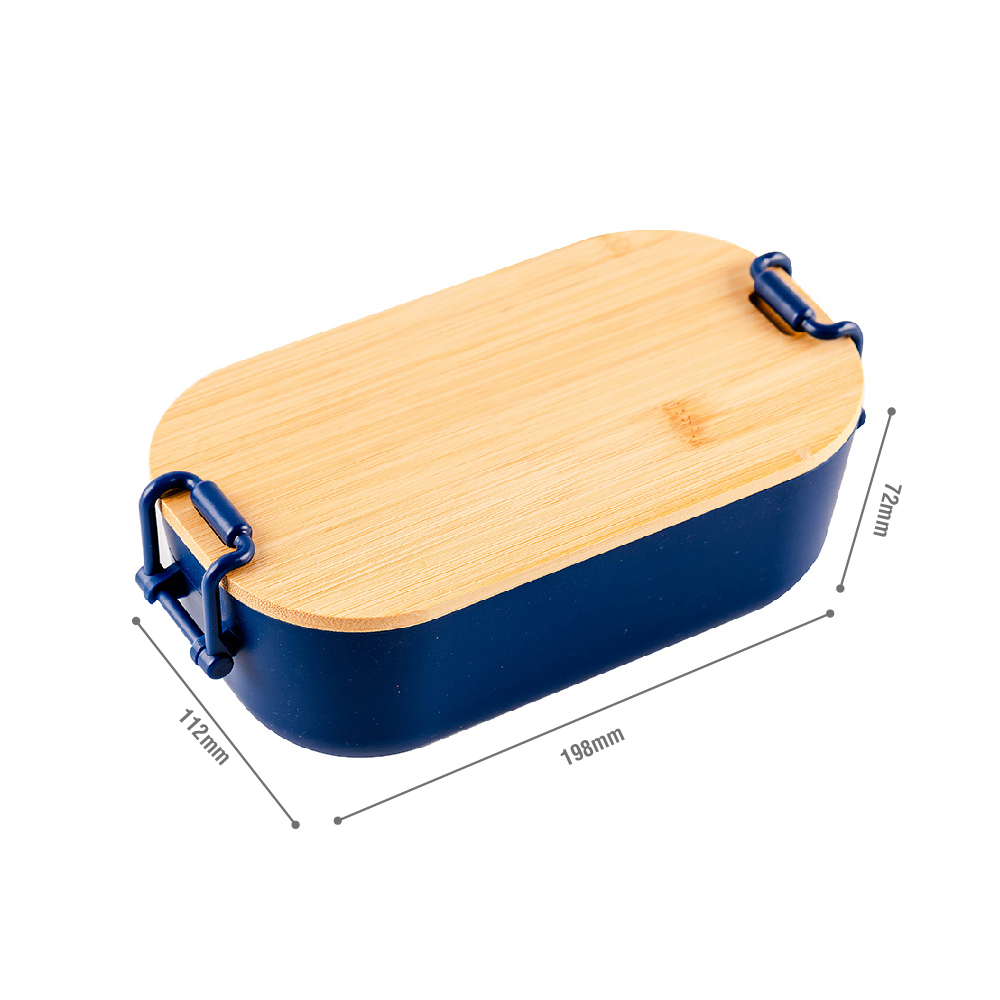 Isolierte Lunchbox mit Bambusdeckel