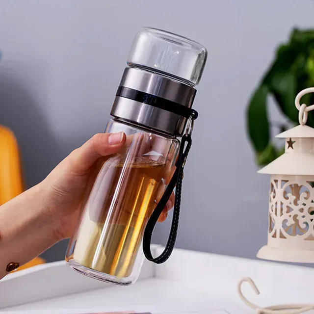 Trinkflasche mit Fruchteinsatz 3