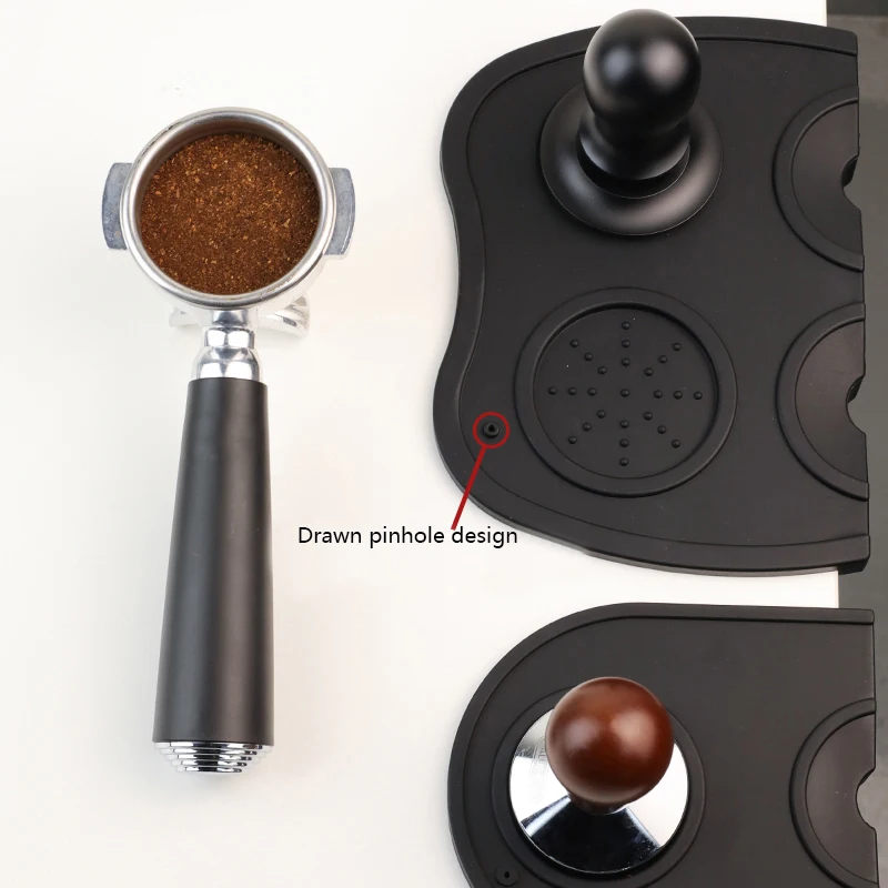Rutschfeste Silikon-Kaffeepulver-Pressmatte 4
