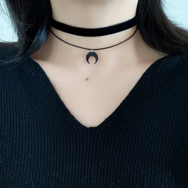 Samt-Choker-Halskette 3