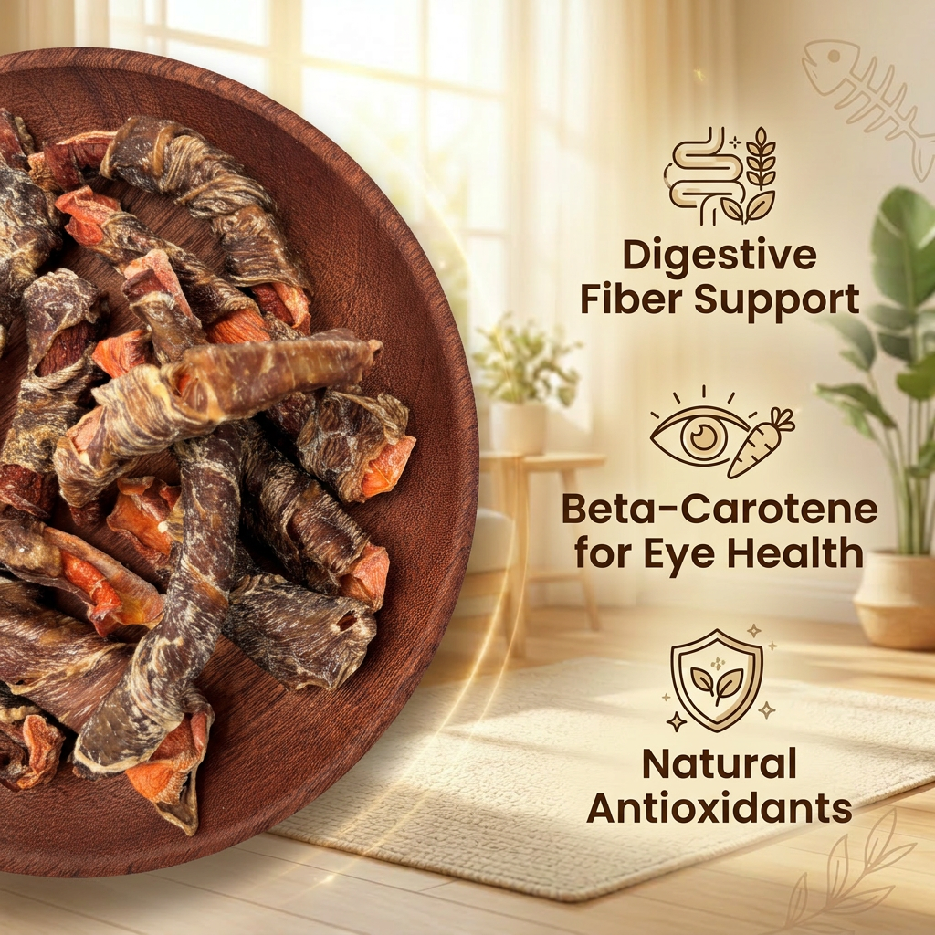 Ente-Karotten Hundesnacks mit hohem Proteingehalt 2