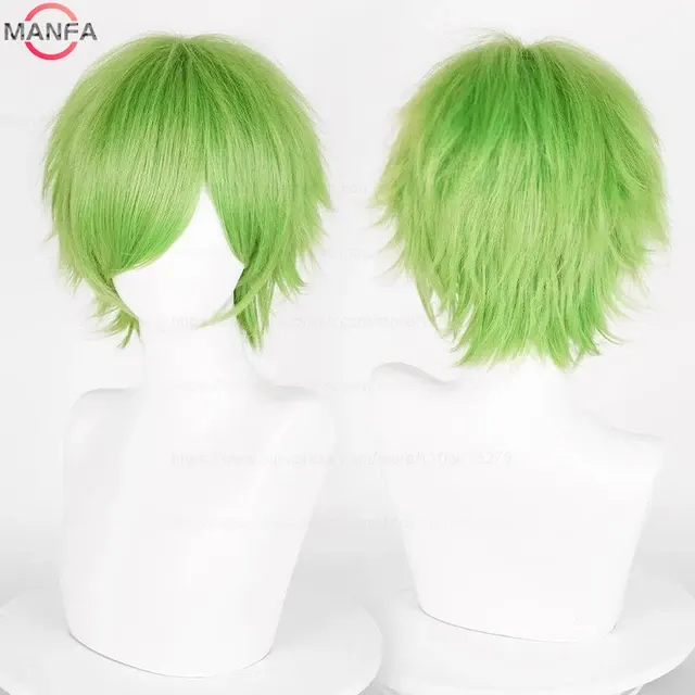Kurze Anime-Cosplay-Perücke, 30 cm 4