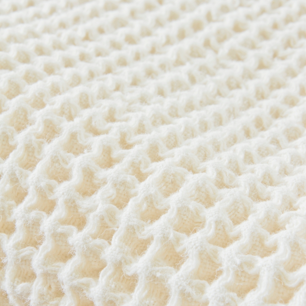 Luxuriöse Waffel-Kuscheldecke aus Baumwolle 2