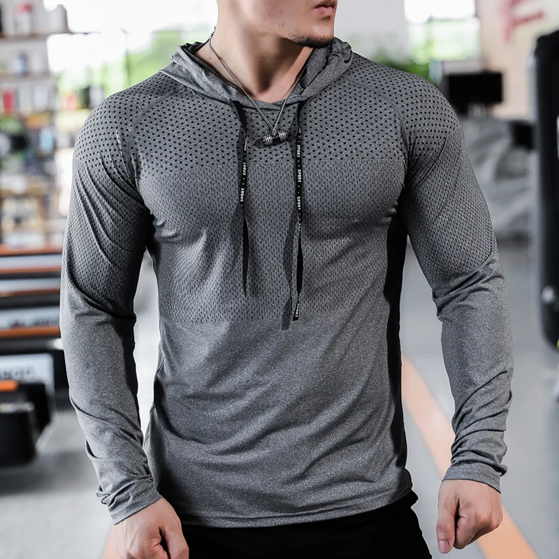 Herren-Langarm-Sportshirt