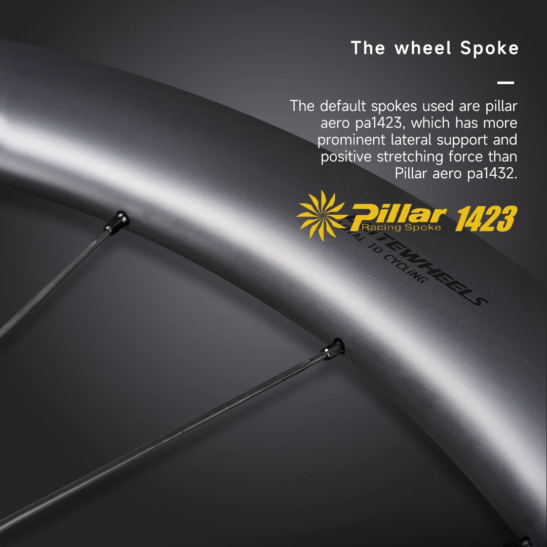 Carbon-Gravel-Laufradsatz 700C Scheibenbremse 4