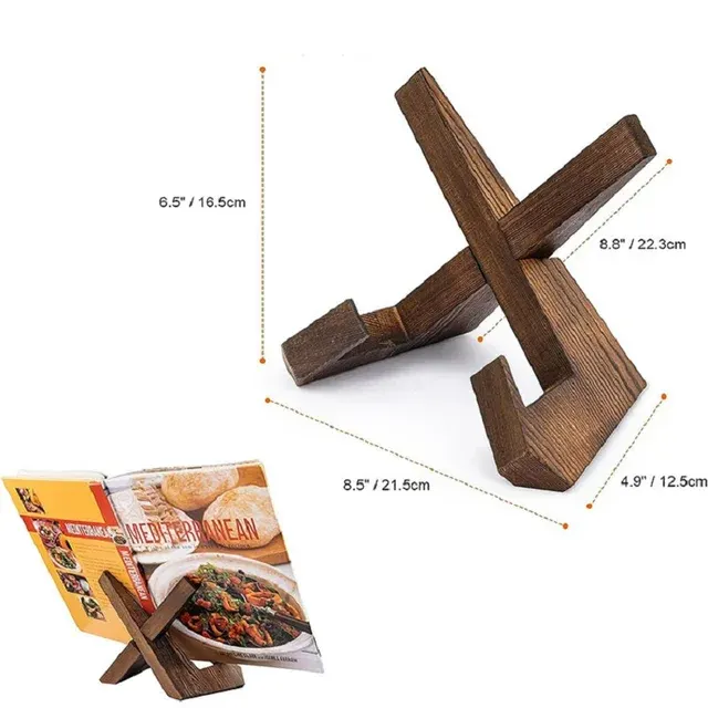 Holz-Rezeptbuchständer 2
