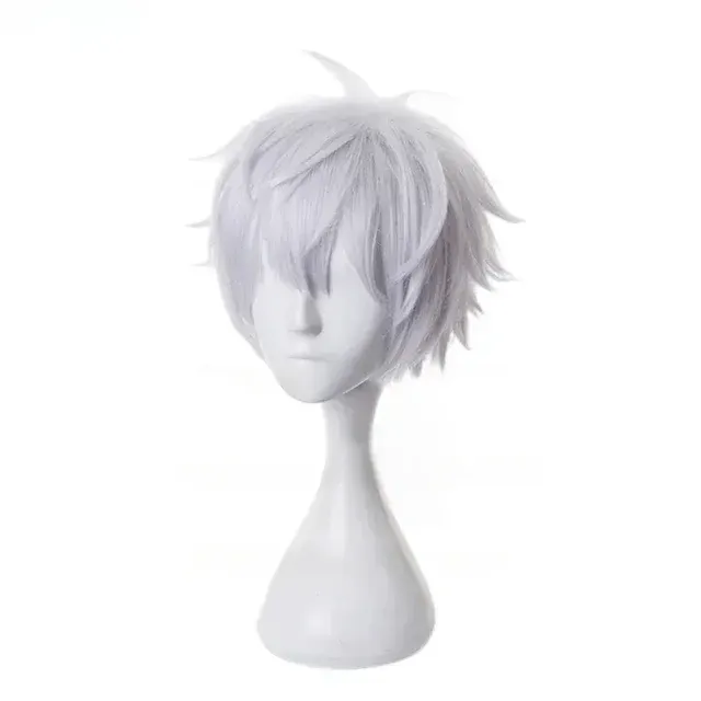 Kurze Hitzebeständige Anime Cosplay Perücke Gojo 4