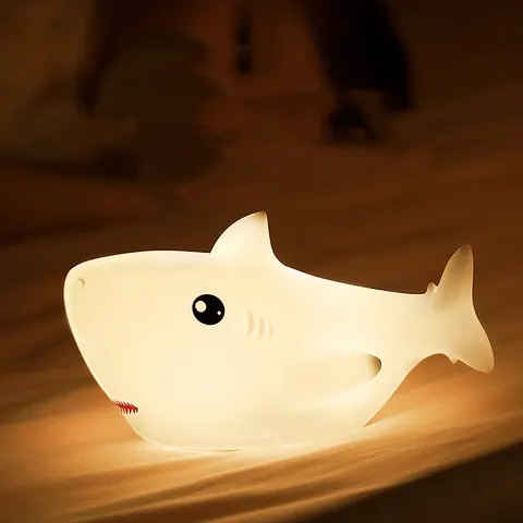 Haifisch-LED-Nachtlicht im Meerestier-Design