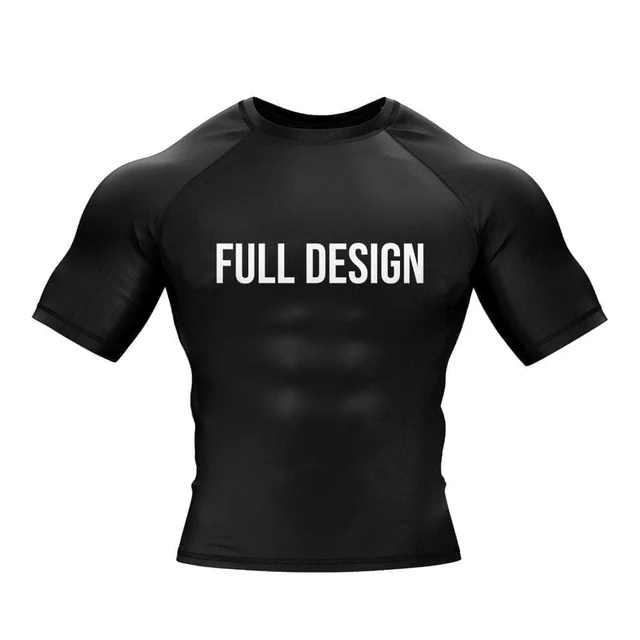 Herren UPF50+ Gym Rashguard Kompressionsshirt 4