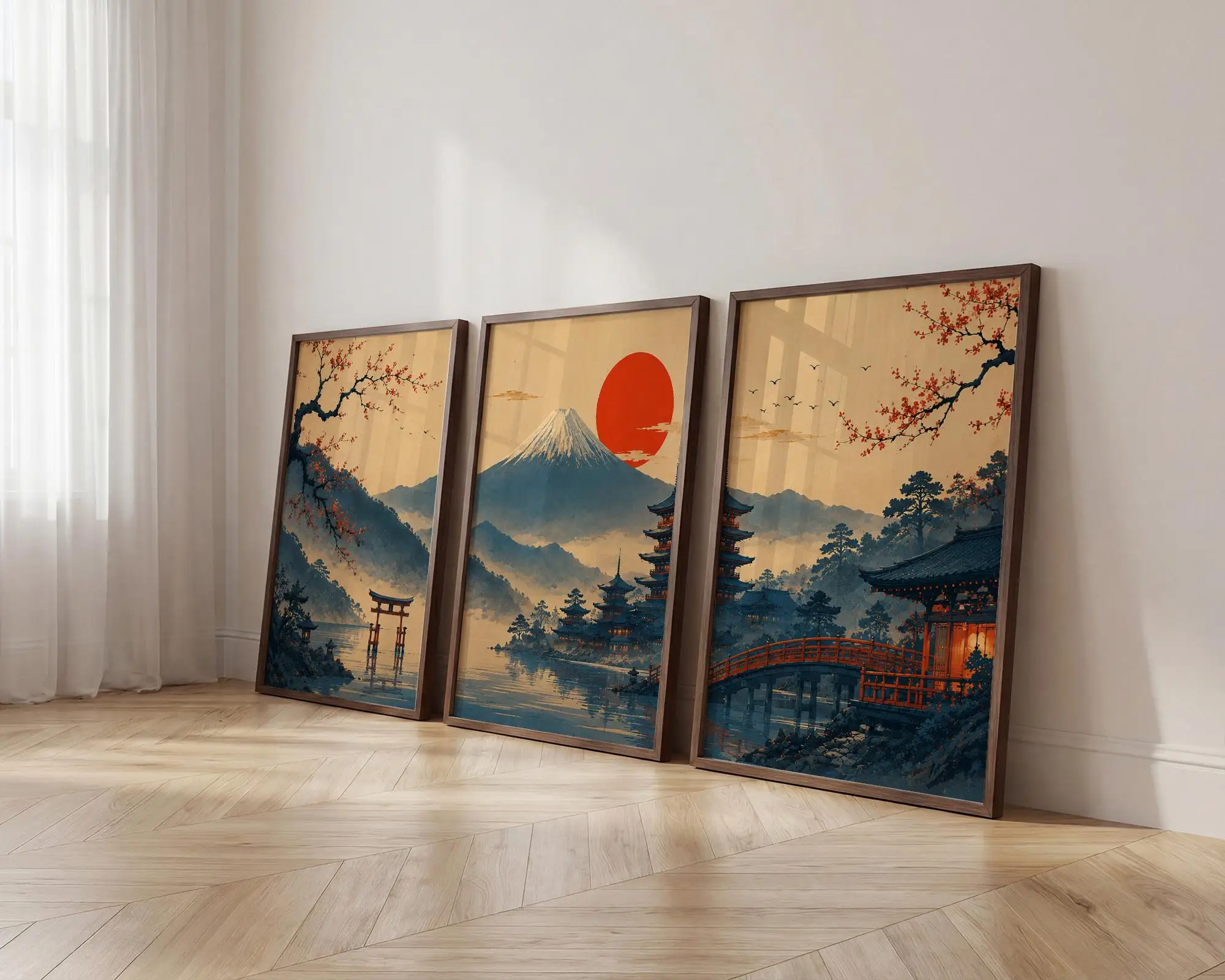 Leinwand-Wandbild-Set 4
