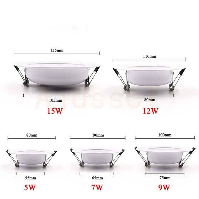 Runde LED-Einbauleuchte 5 bis 18 W 3