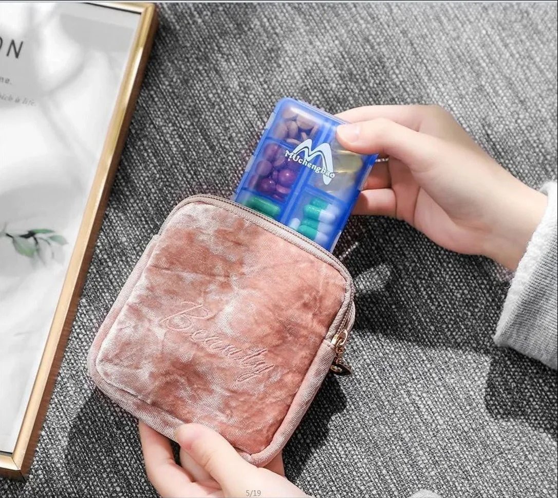 Feuchtigkeitsfeste Reise-Pillenbox für Taschen 2