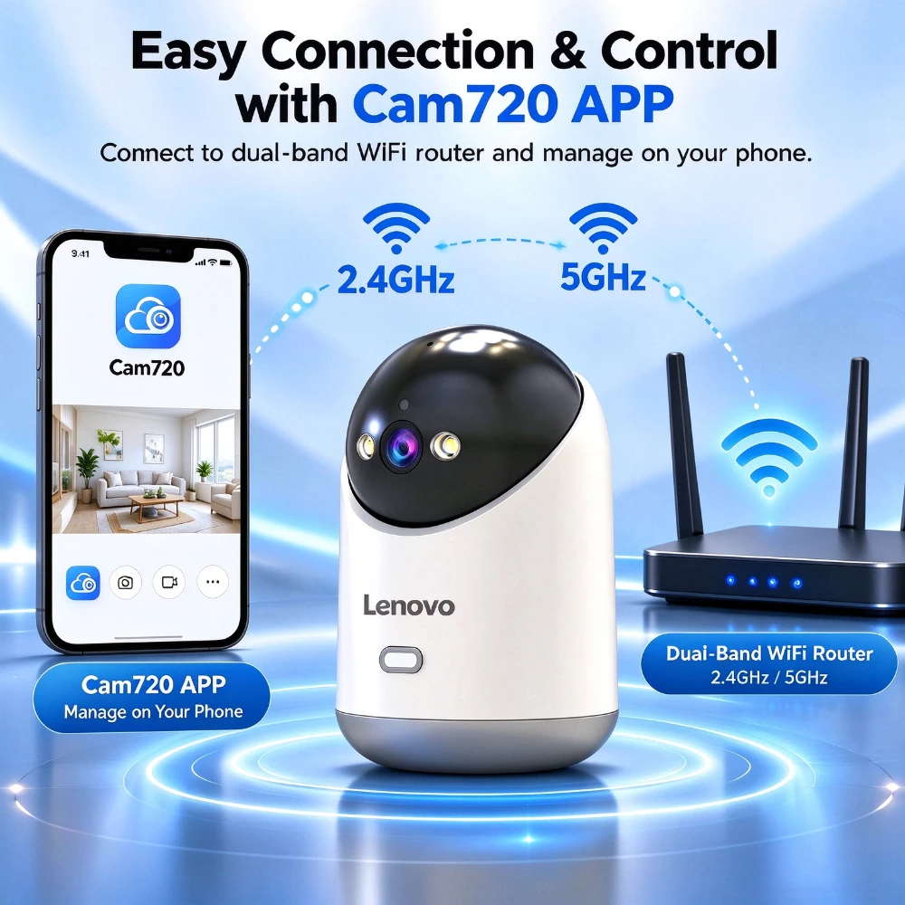 5MP-Innenkamera mit Auto-Tracking 4