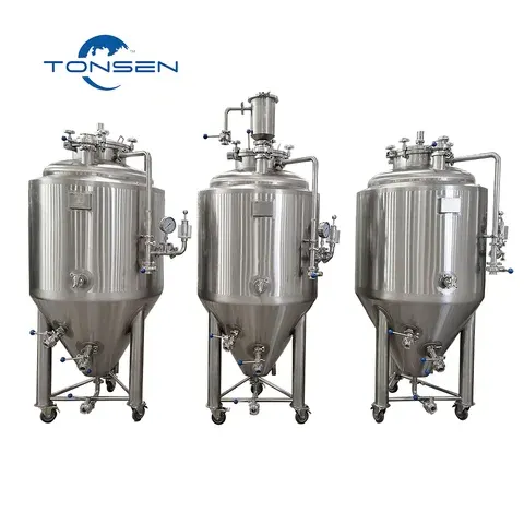 Konischer Gärtank mit Heizmantel für Kombucha