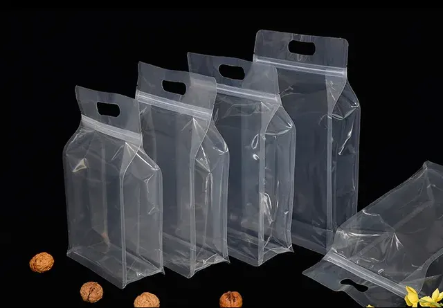 Transparenter Stand-up-Zipbeutel 4
