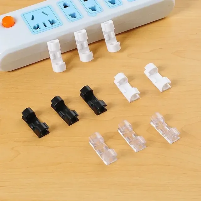 Selbstklebende transparente Kabelklemmen, 20er-Pack 4
