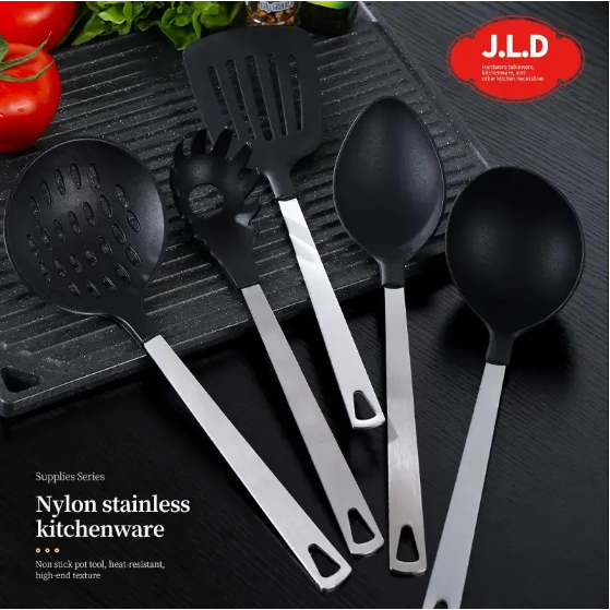 Küchenhelfer Set 5-teilig Edelstahl Nylon