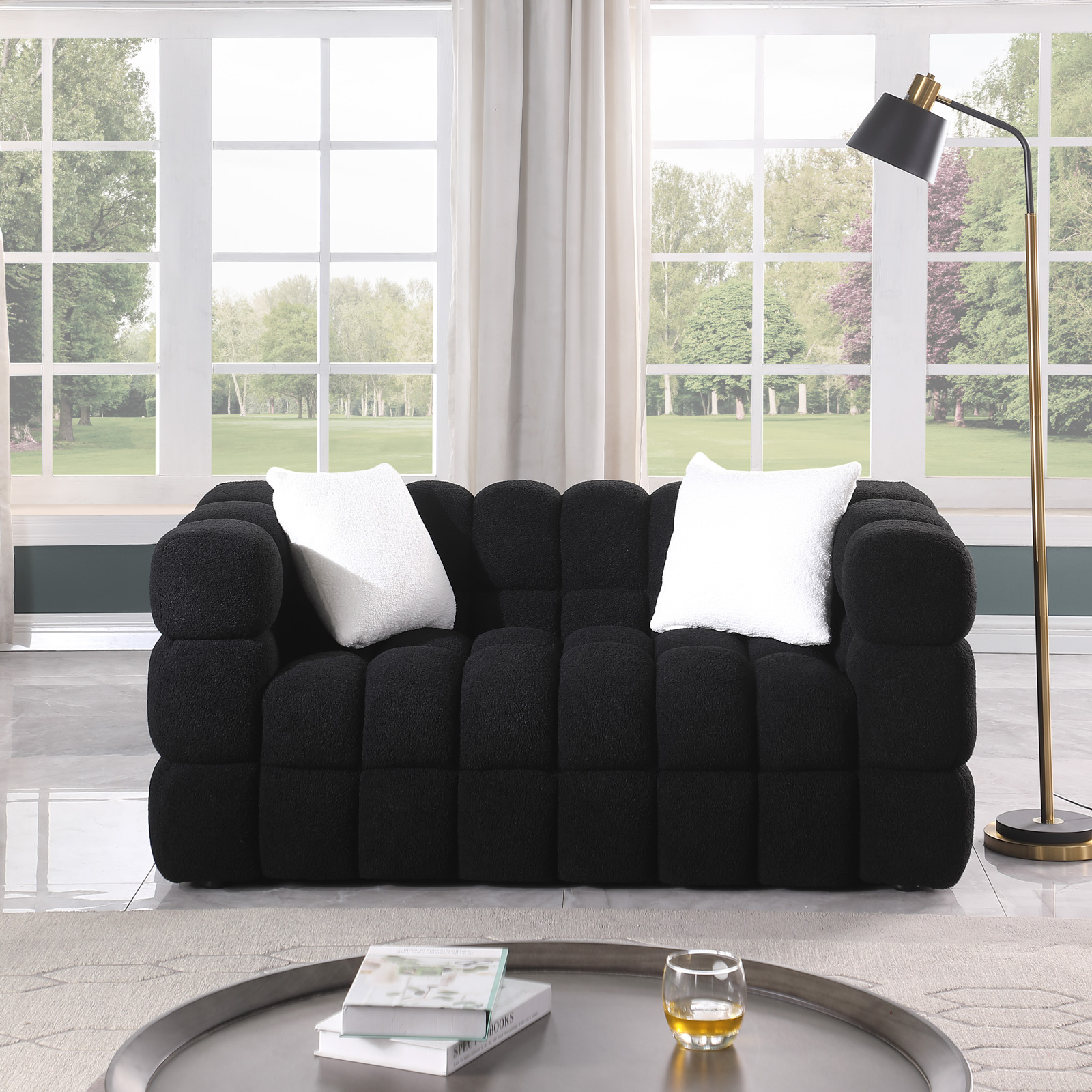 Bouclé-Sofa