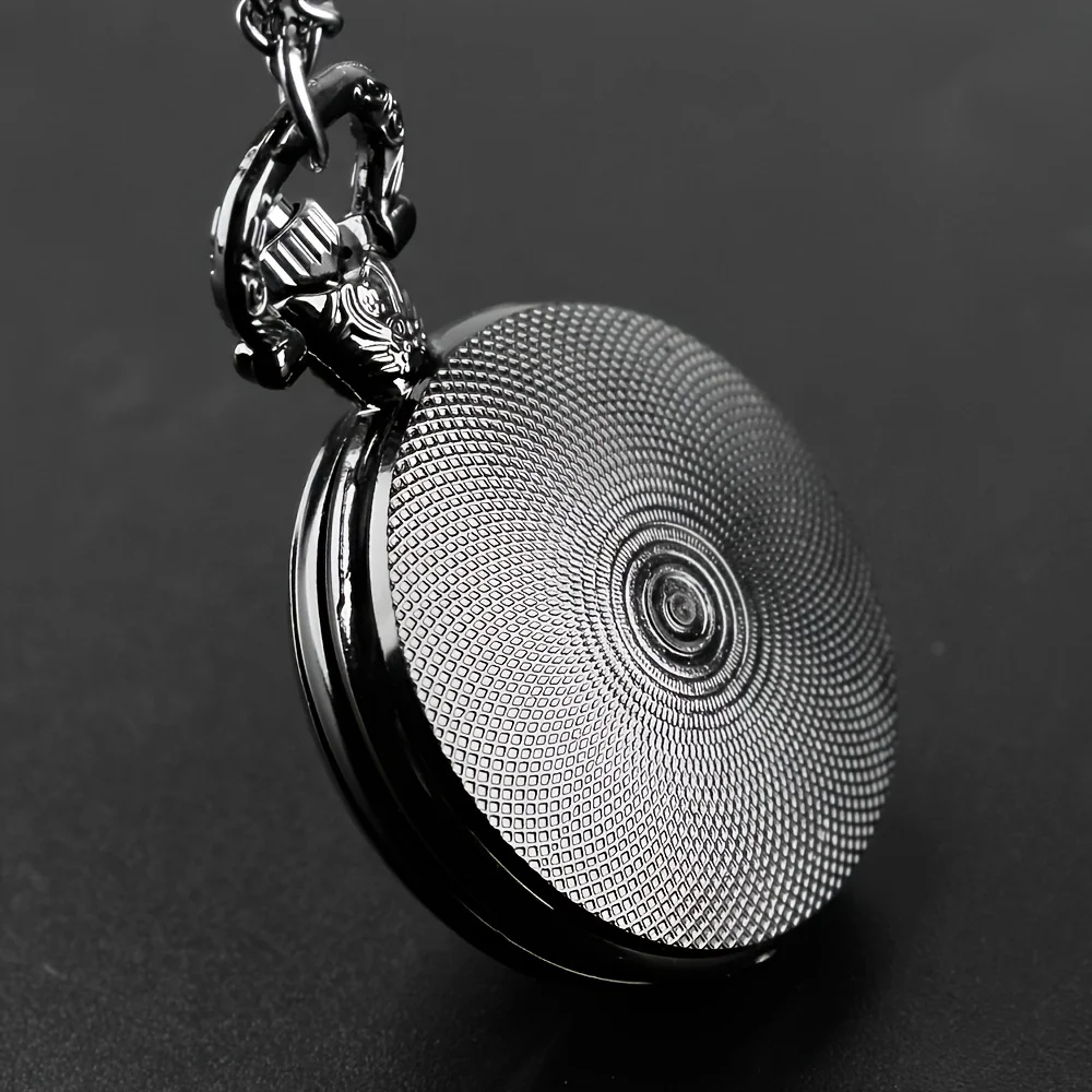 Gothic-Taschenuhr mit Rabenmotiv 4