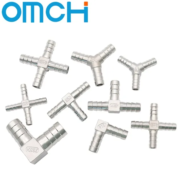 Edelstahl-Schlauchverbinder-Set, Y- und T-Form 2