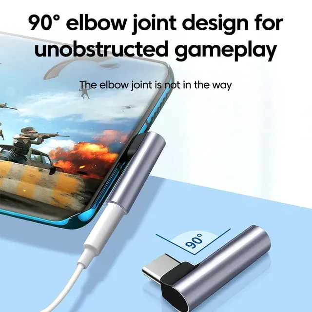 Winkeladapter USB-C auf 3,5mm Klinke 4