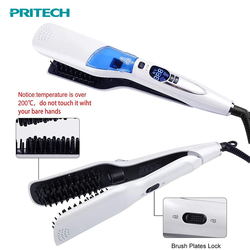 2-in-1 Glätter-Bürste mit Dampffunktion 3