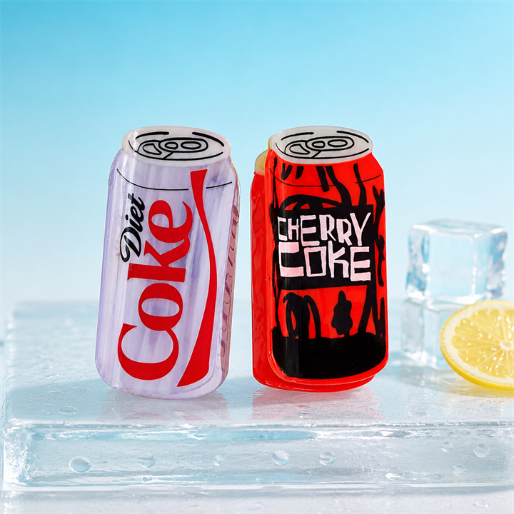 Retro Cola-Flaschen Haarklammer XXL rutschfest 2
