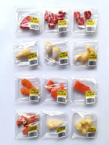 Miniatur-Lebensmittel