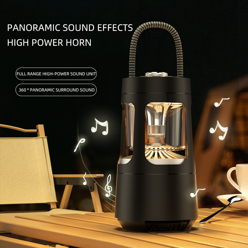 Campinglaterne mit Bluetooth-Lautsprecher 4
