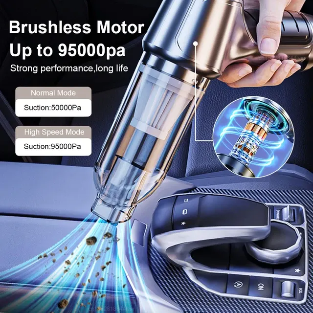 2-in-1 Auto-Staubsauger mit 95000 PA 3
