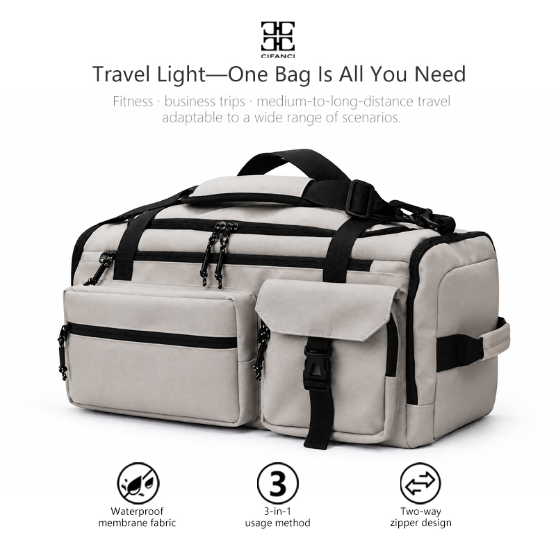 Wasserdichte Reisetasche mit Nass-Trocken-Fach 3