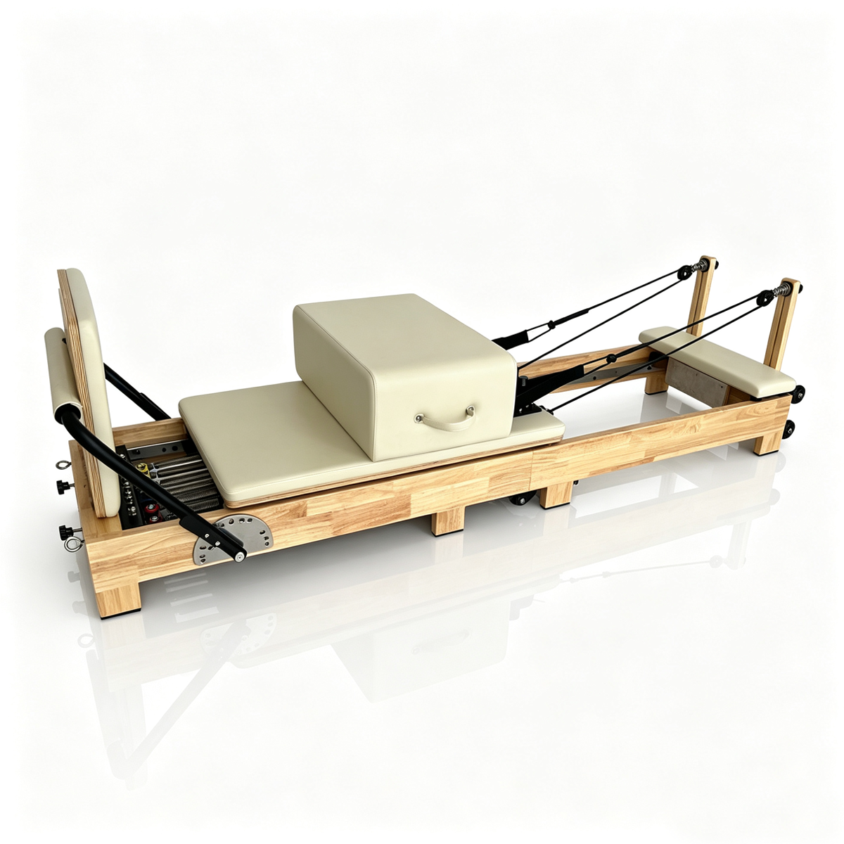 Eichenholz-Pilates-Reformer 4