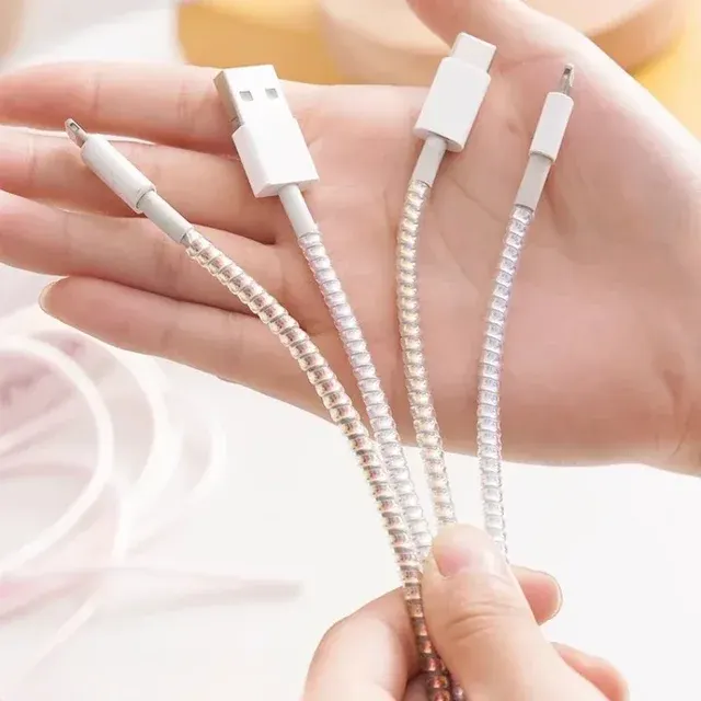 Federwickel-Kabelschutz für USB-Ladekabel 4