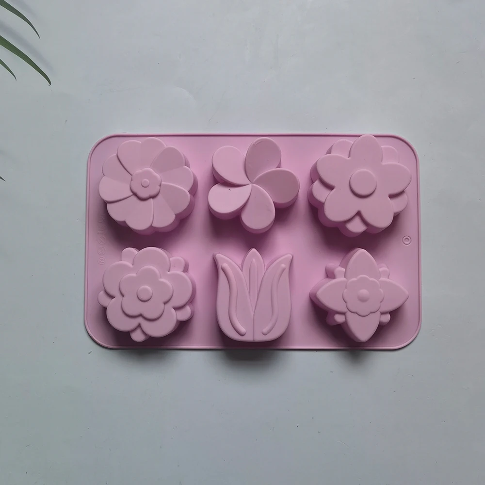 Silikon-Blumenform 3