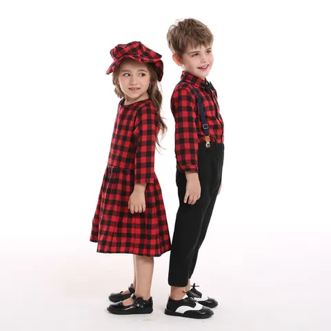Karo Latzhose Set