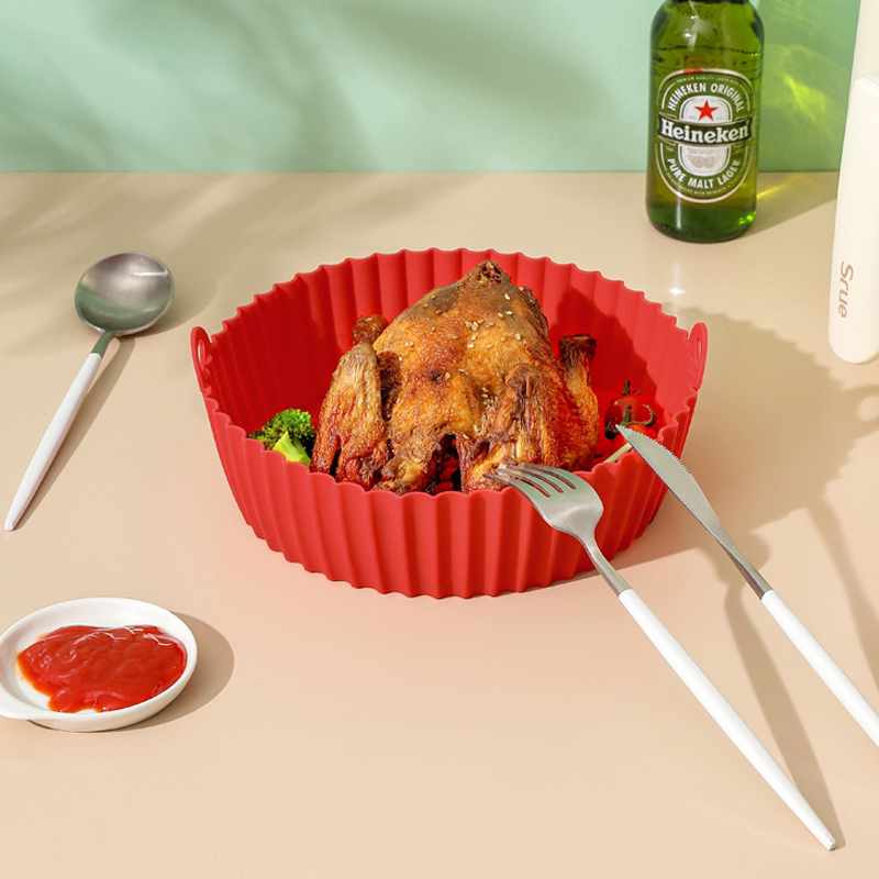 Wiederverwendbarer Silikon-Airfryer-Backkorb 3