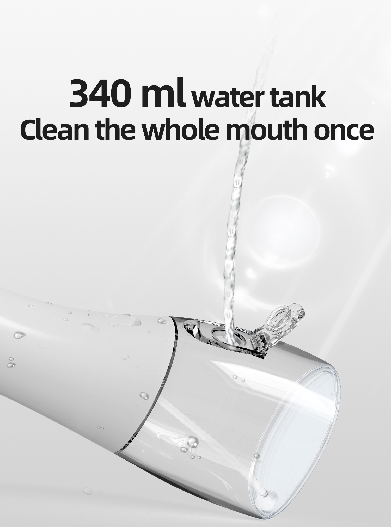 Tragbare Munddusche mit 15 Modi 4