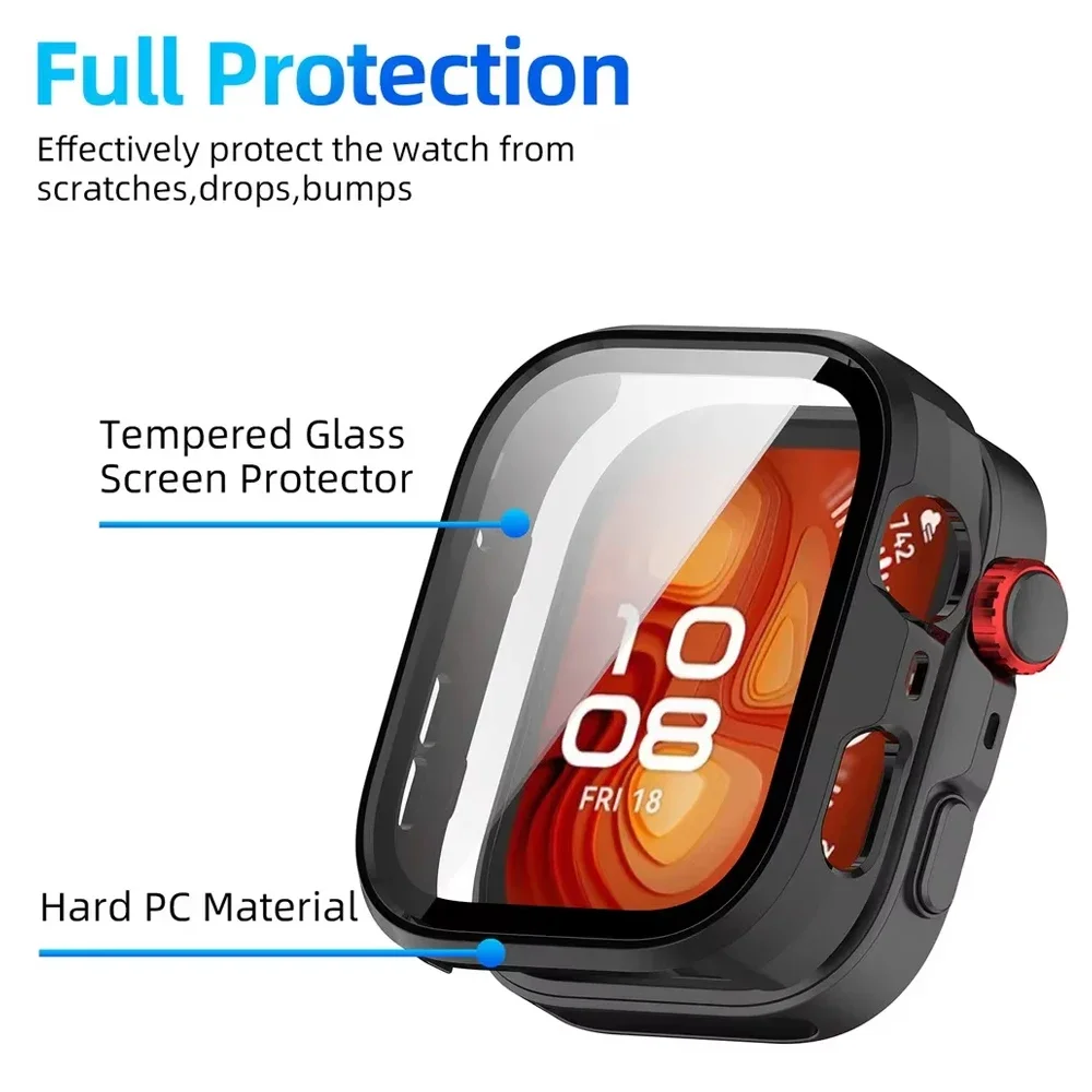 Schutzhülle mit Glas für Huawei Watch Fit 3