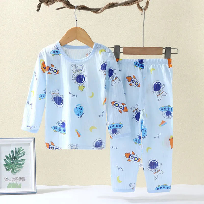 Baumwoll-Baby-Schlafanzug mit Cartoon-Motiv 2