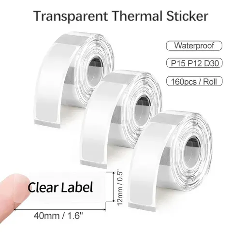 Thermoetiketten-Rolle