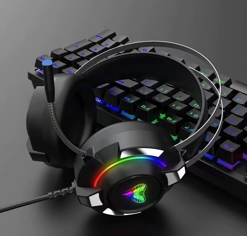 Kabelgebundenes Gaming-Headset mit LED 3