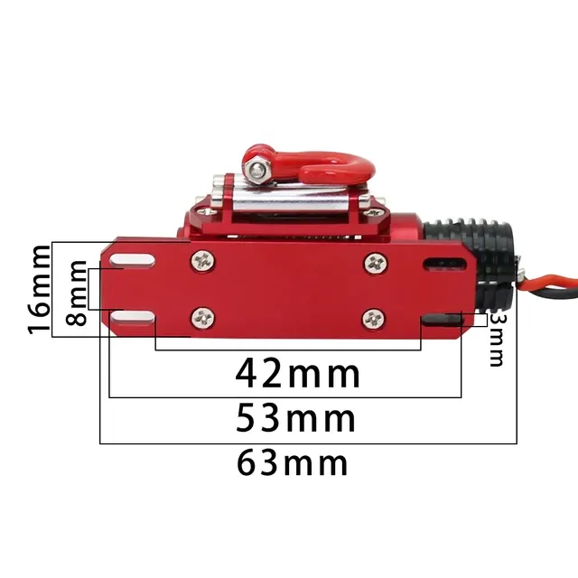 Metall-Seilwinde Automatik für 1:10 Crawler 4