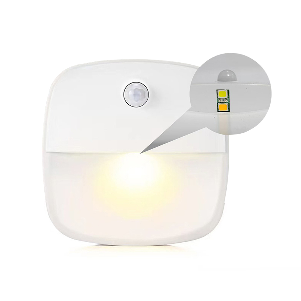 LED-Nachtlicht mit Bewegungssensor, warmweiß, batteriebetrieben