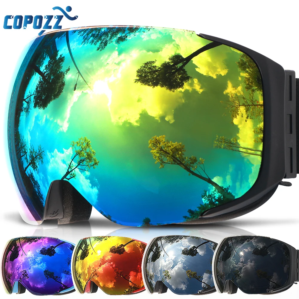 Magnetische Skibrille