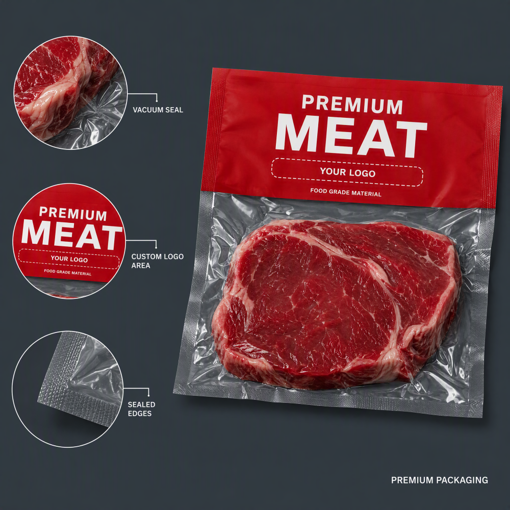 Vakuum-Lebensmittelbeutel für Fleisch 2