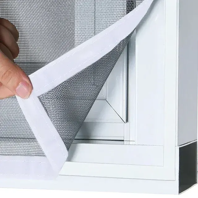 Individuell zuschneidbares Anti-Mücken-Netz für Fenster 3