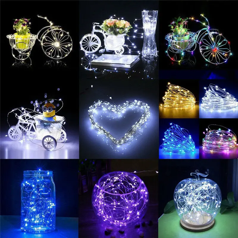 Kupfer-LED-Lichterkette, 5 m Weihnachten 2
