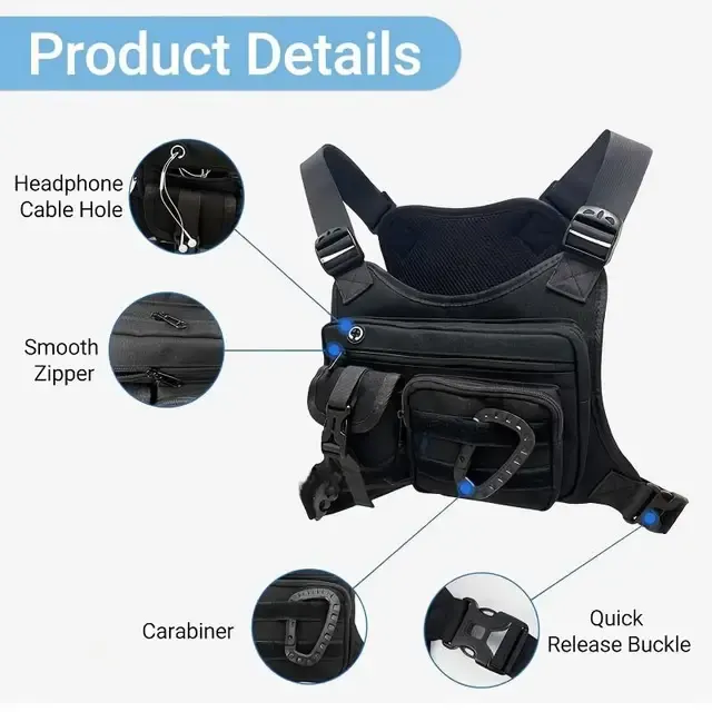Taktische Unisex-Brusttasche für Outdoor 4