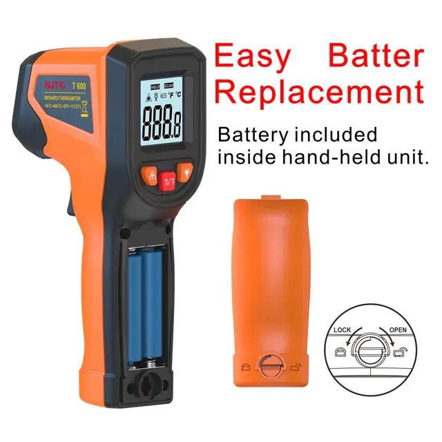 Tragbares Infrarot-Thermometer für Küche und Grill 3