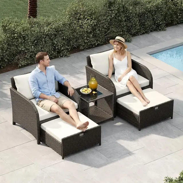Rattan-Gartensofa-Set 2